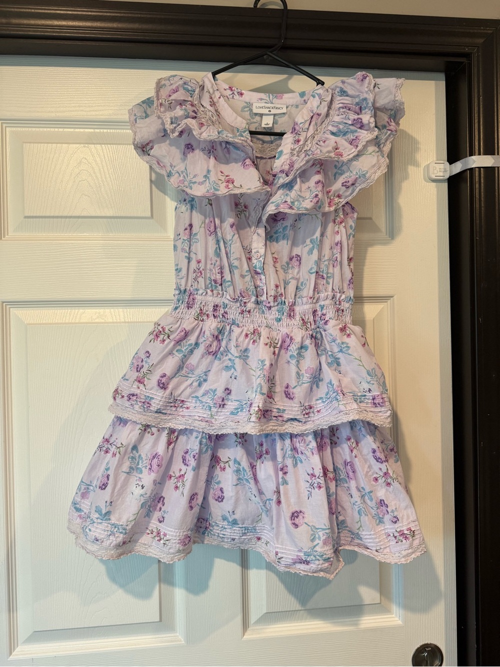 Loveshackfancy X Target purple ruffle dress